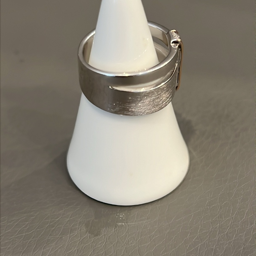 EFFY Sterling Silver Diamond Ring, size 7 - Picture 8 of 15